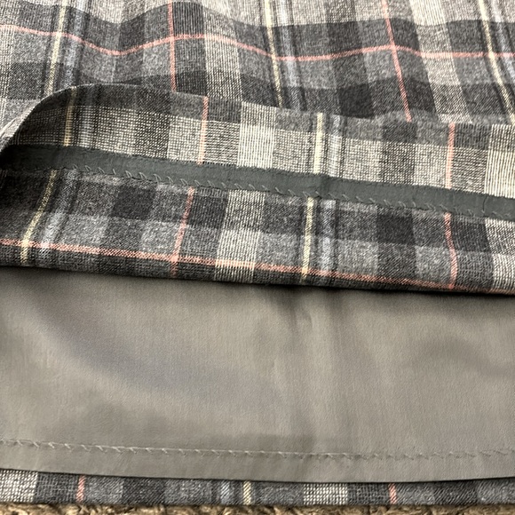 VTG Pendleton Plaid Virgin Wool Minimalist 80s Skirt Size 10 - Picture 6 of 12